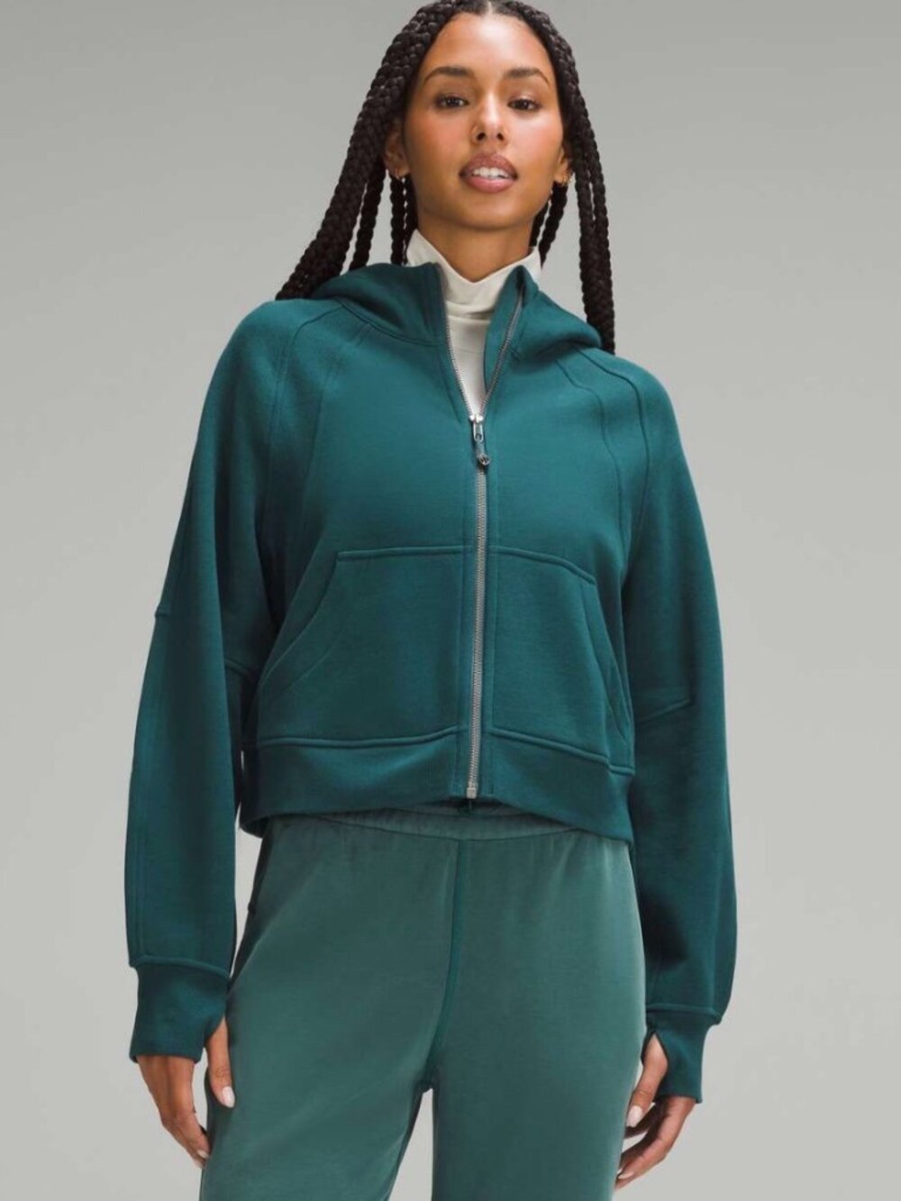 Lululemon Hooded Scuba Half Zip